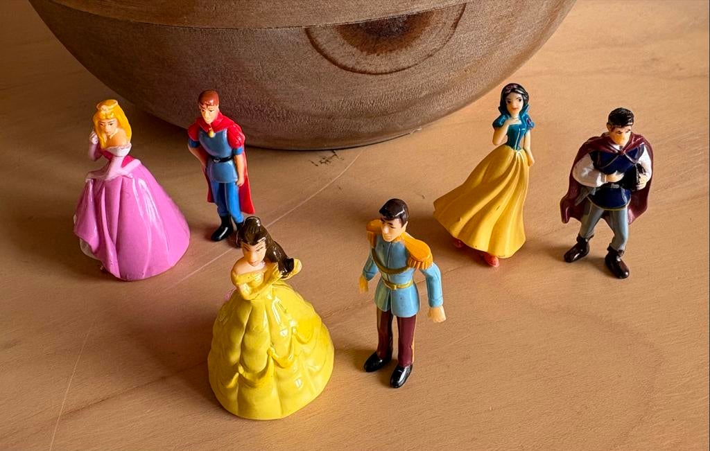 Disney Prinsessen en Prinsen Figuren Set, Ophalen of Verzenden, Gebruikt