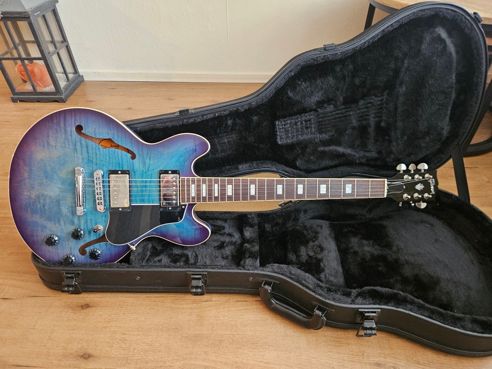 Gibson ES-339 Figured Blueberry Burst, Muziek en Instrumenten, Ophalen, Zo goed als nieuw, Gibson