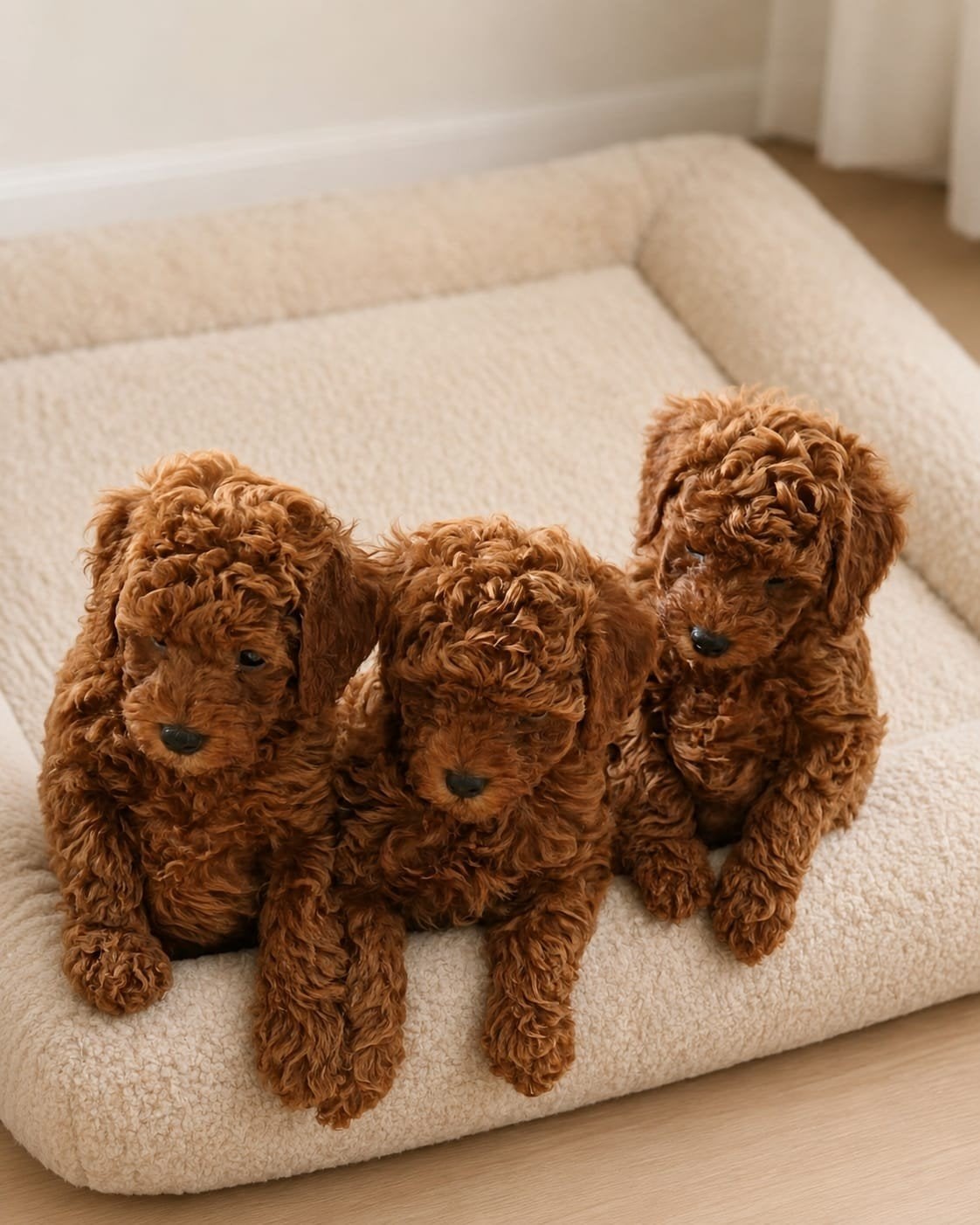 Reservering geopend-prachtige rode poedel pup, Parvo, Overige rassen, 8 tot 15 weken, Meerdere