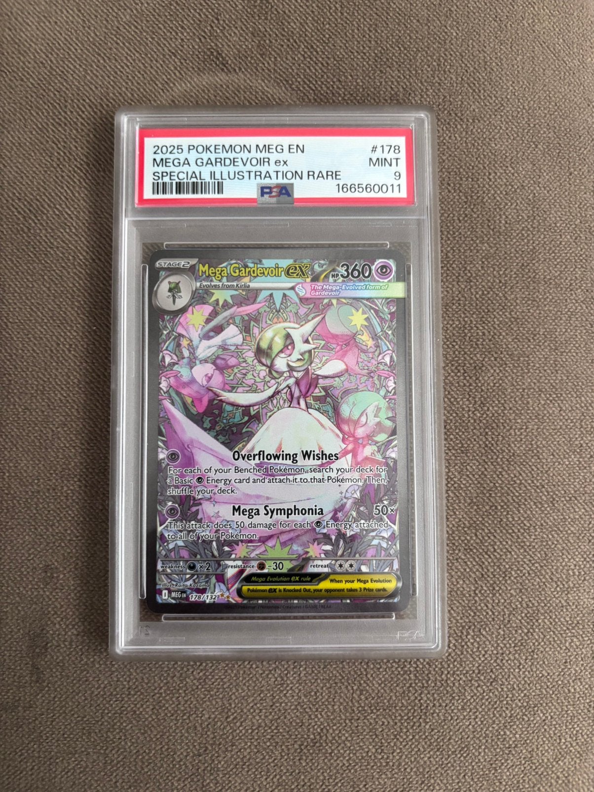 Mega Gardevoir EX 178 PSA 9, Hobby en Vrije tijd, Verzamelkaartspellen | Pokémon, Ophalen of Verzenden, Nieuw
