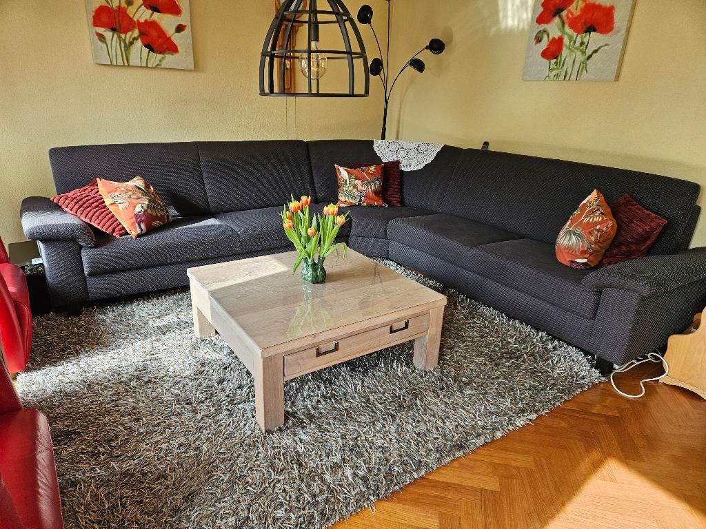 mooi wollen vloerkleed 200 x 250 cm, Ophalen, 200 cm of meer, Zo goed als nieuw, 200 cm of meer
