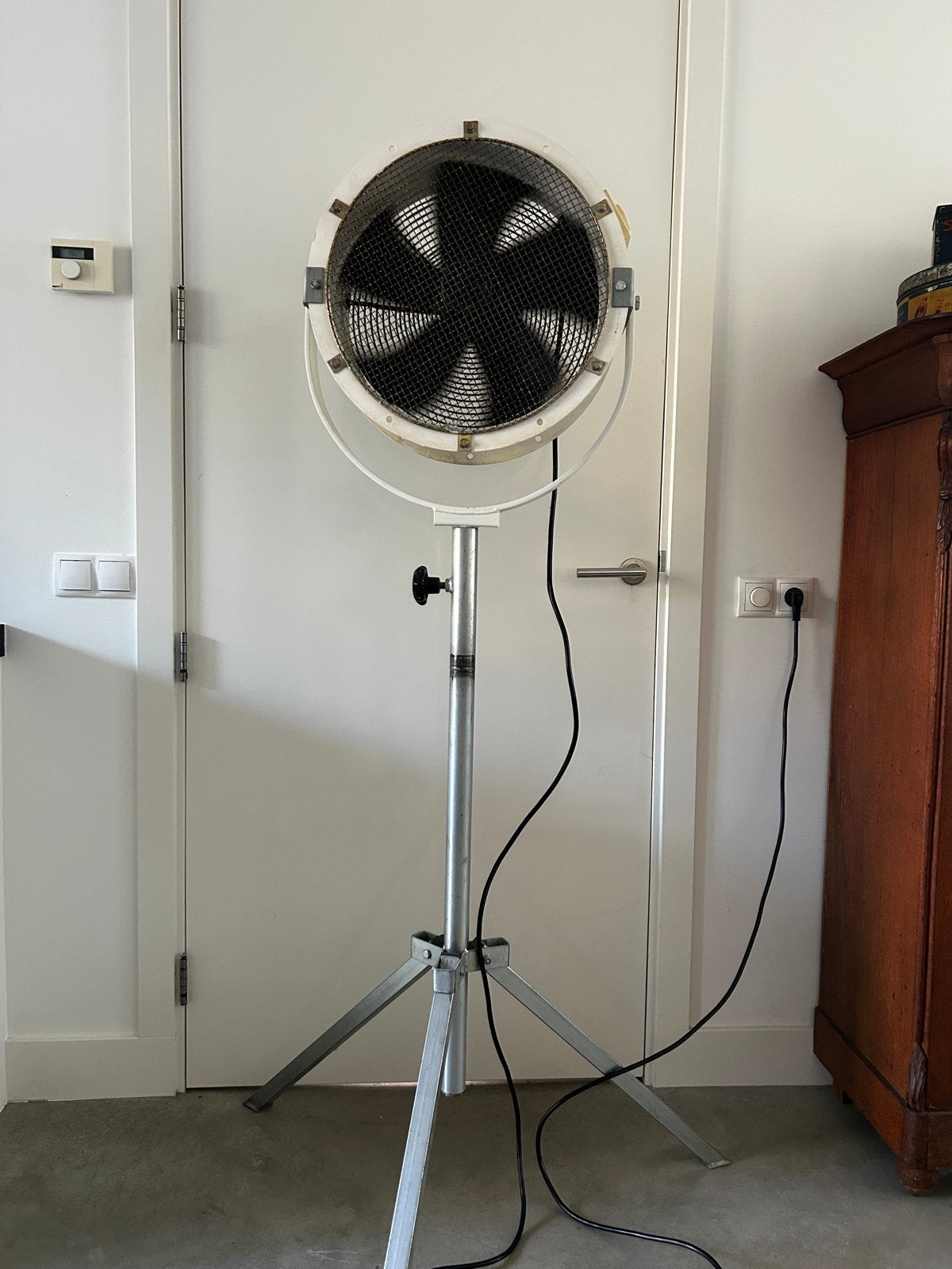 Professionele Ebm ventilator op statief, Ophalen, Gebruikt