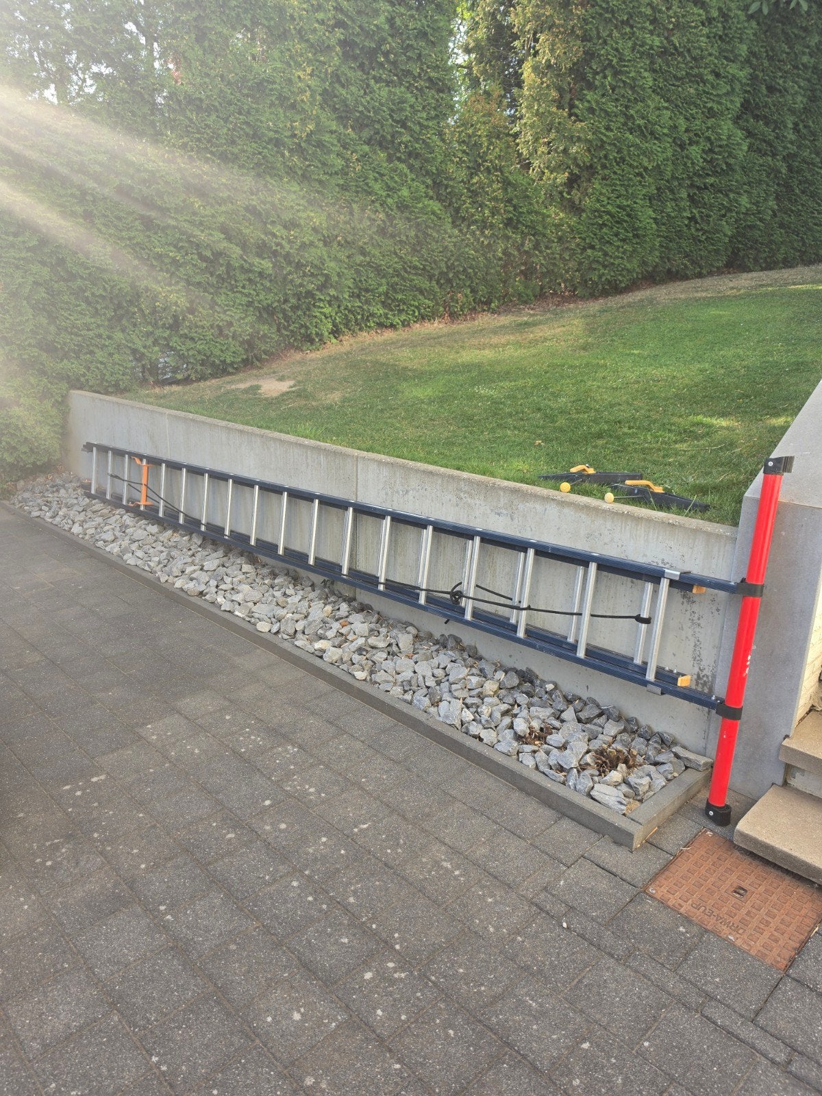 WIESESE Supreme Ladder 2x18, Doe-het-zelf en Verbouw, Ophalen, Zo goed als nieuw, Ladder, 4 meter of meer
