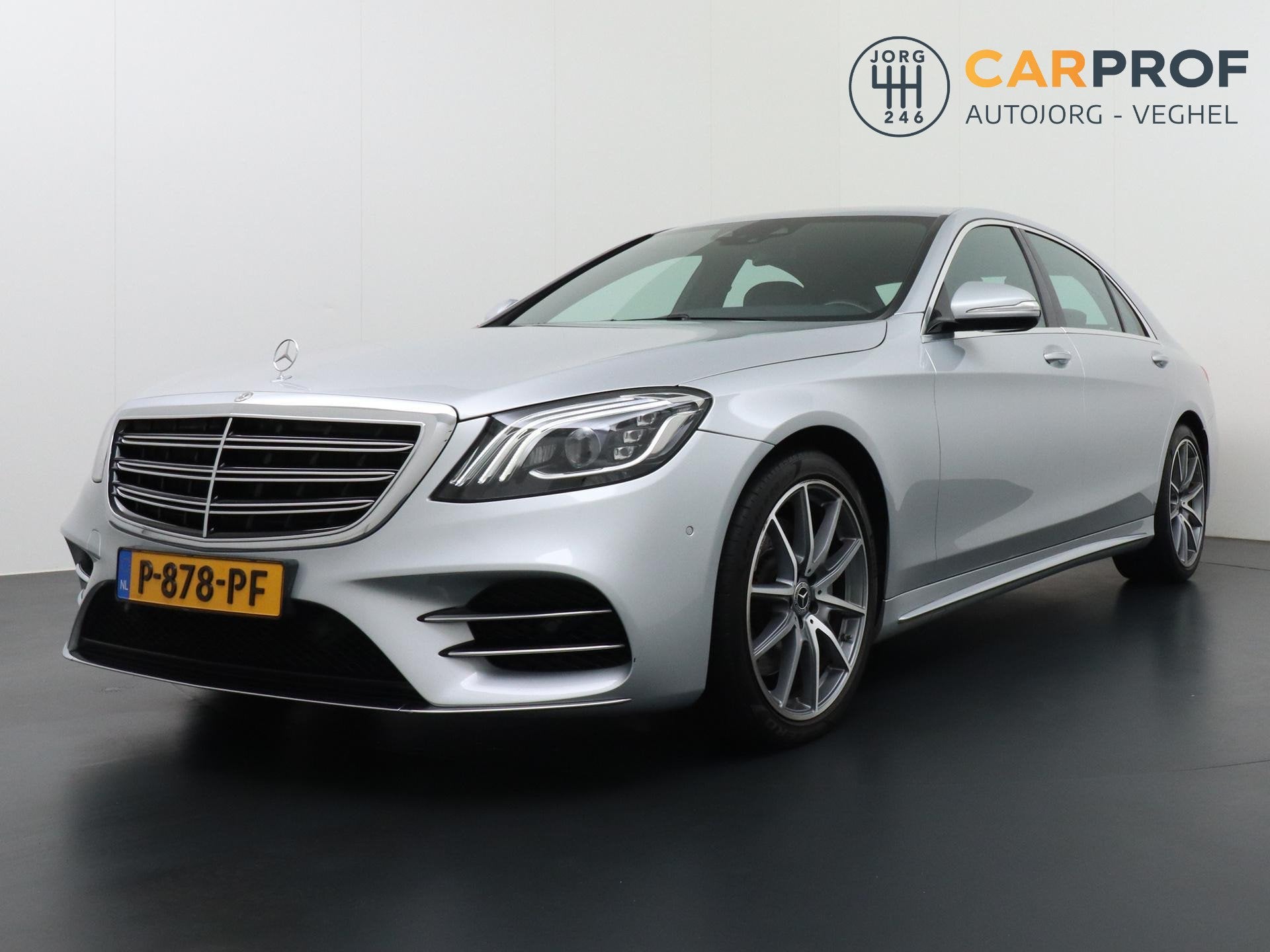 Mercedes-Benz S-klasse 350 d 4Matic AMG Lang Sfeerverlichtin, Auto's, Mercedes-Benz, Automaat, Gebruikt, 2925 cc, Bedrijf