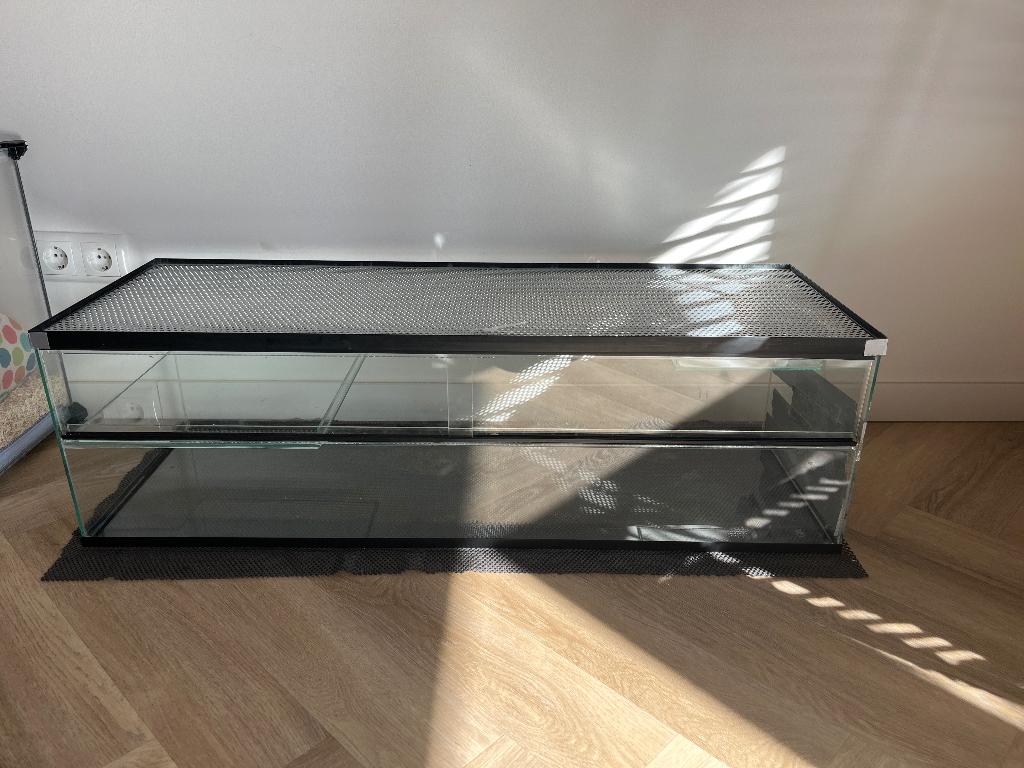 Hamsterkooi hamsterterraium met plateaus en schuiframen, Minder dan 60 cm, Kooi, Gebruikt, Ophalen of Verzenden