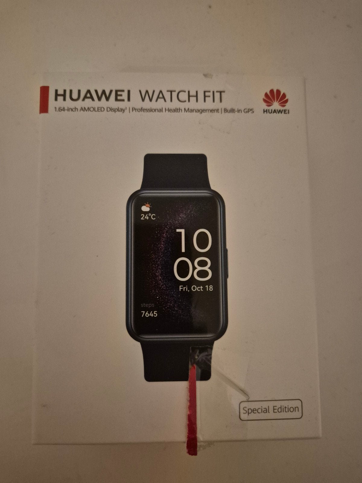 Huawei Watch Fit - Zwart, Nieuw in doos, Zwart, Nieuw, Ophalen of Verzenden, Waterdicht