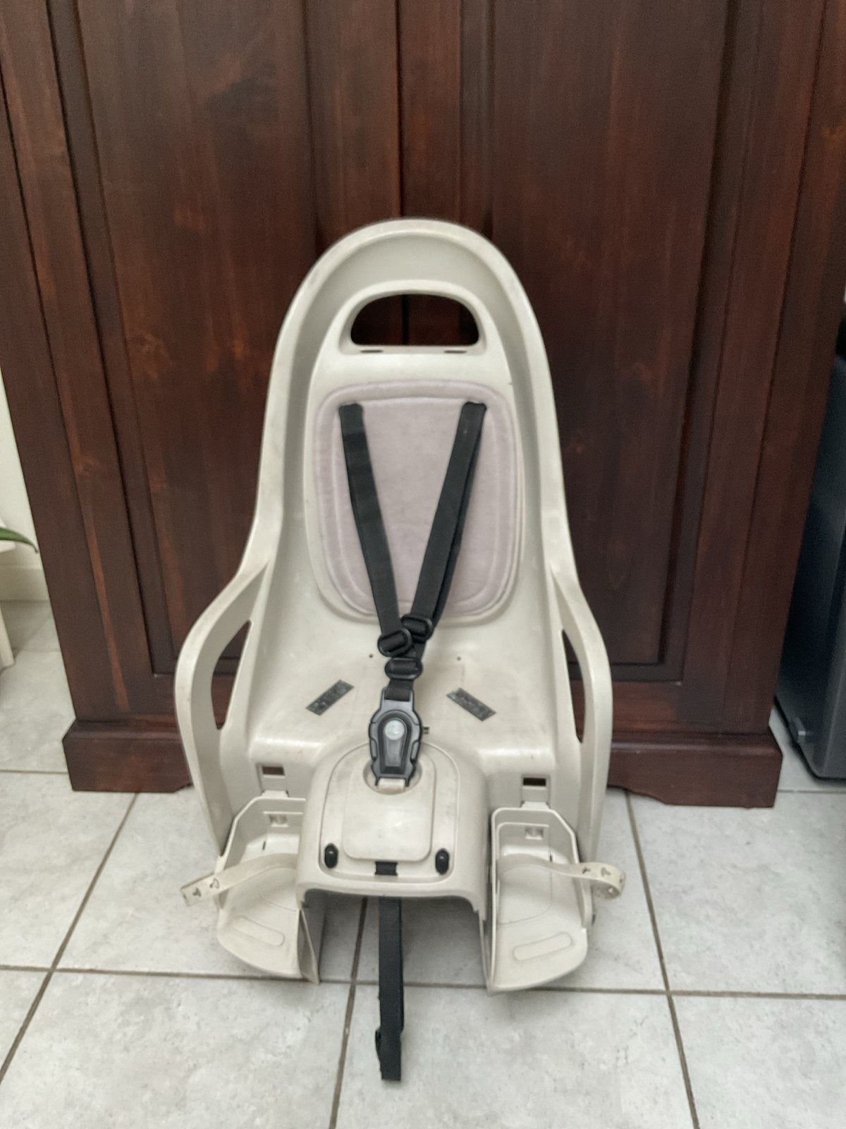 Polisport fiets achterzitje afneembaar, Achterzitje, 9 t/m 18 kg, Ophalen of Verzenden, Gebruikt