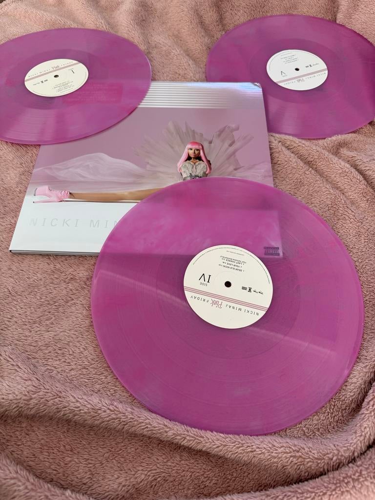 Nicki Minaj 3LP Trifold pink friday 10th anniversary, 2010 - 2019, Ophalen of Verzenden, 12 inch, Gatefold hoes