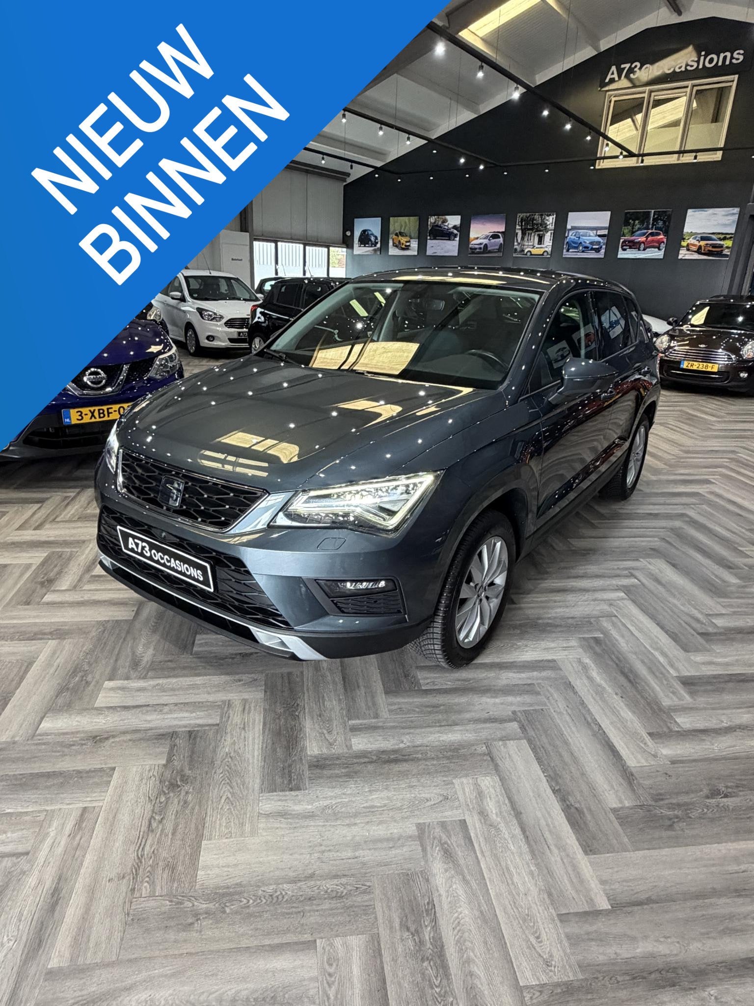 SEAT Ateca 1.0 EcoTSI Style Business Intense KYLESS,LED,NAVI, Voorwielaandrijving, Stof, Gebruikt, Euro 6