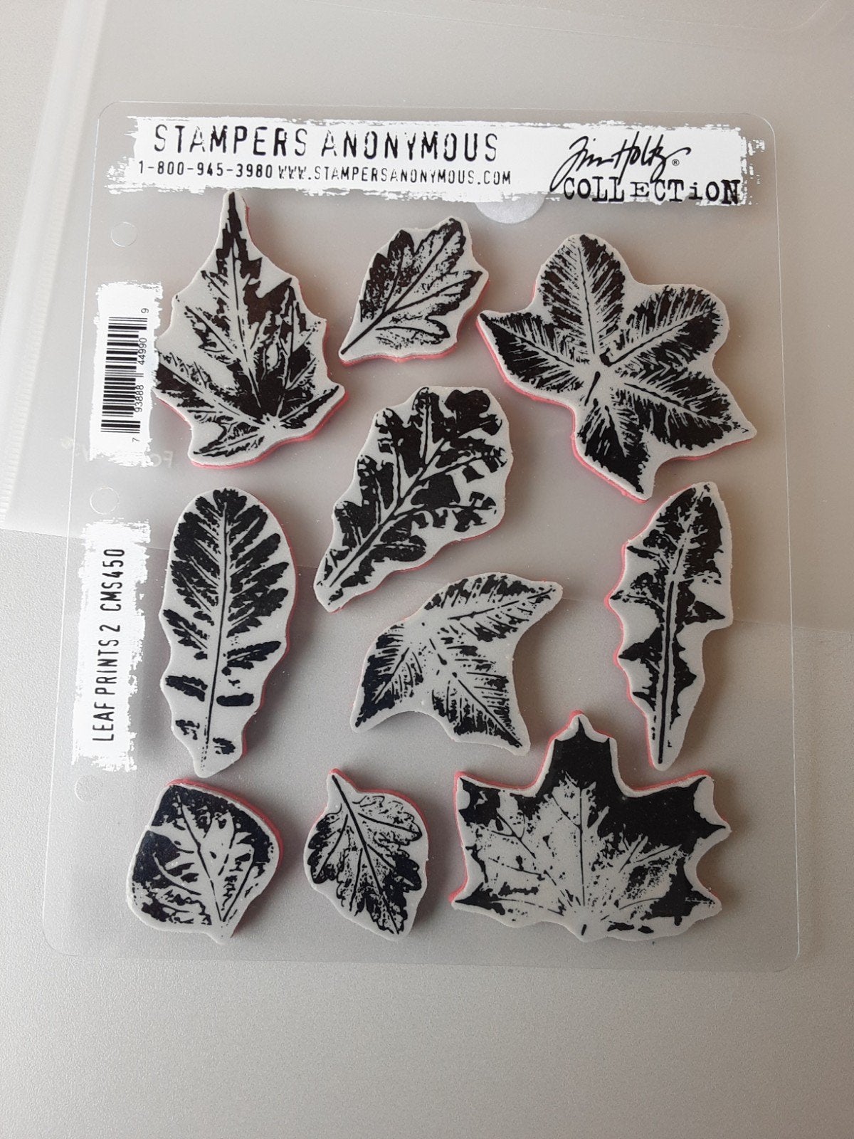 Stampers Anonymous CMS 450 Leaf Prints 2 - Tim Holtz, Ophalen of Verzenden, Zo goed als nieuw