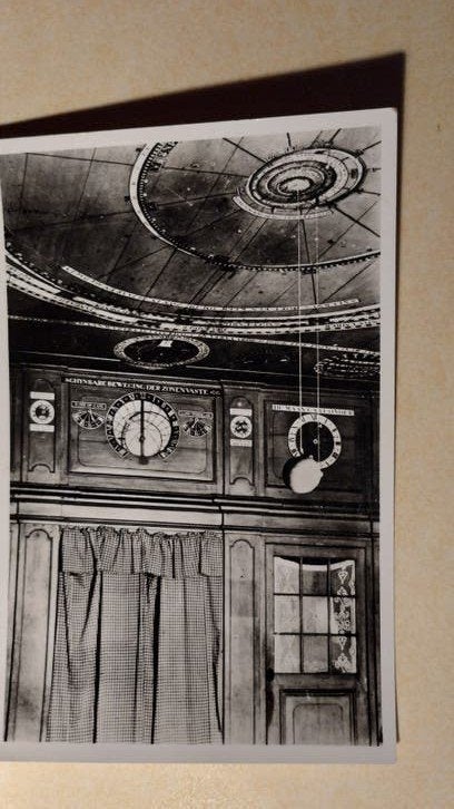 Oude Ansichtkaart: Interieur Planetarium Franeker, Ophalen of Verzenden, 1920 tot 1940, Ongelopen, Friesland