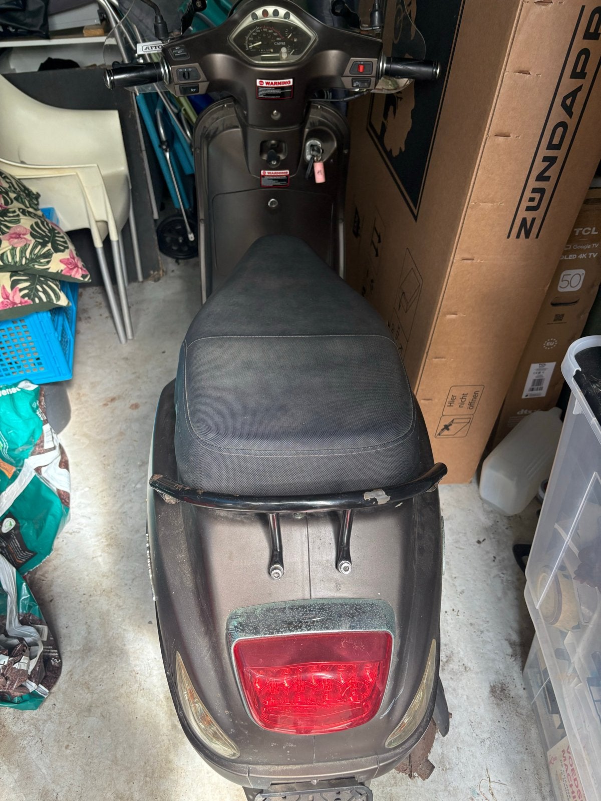 Capri Santini 4T Scooter met blauw kenteken, Gebruikt, Benzine, Ophalen, Overige merken