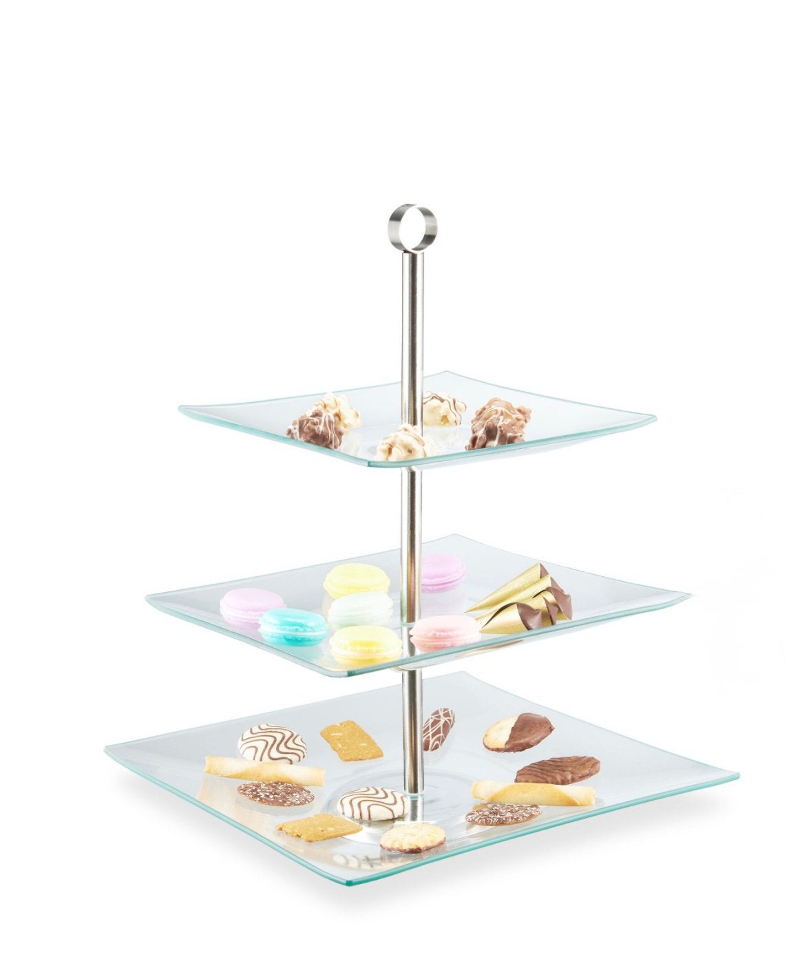 Etagere 3 laags nieuw in doos, Ophalen of Verzenden, Nieuw