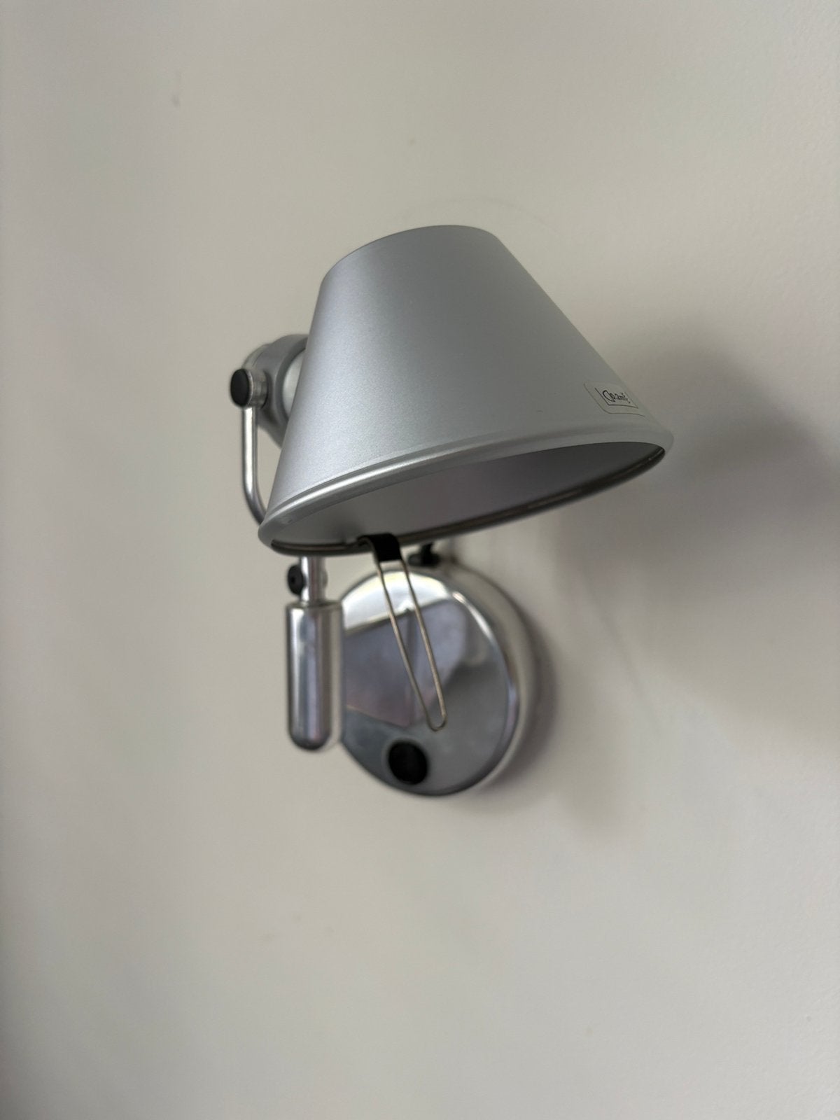 Artemide Tolomeo Micro wandlampen aluminium – set van 2, Huis en Inrichting, Lampen | Wandlampen, Ophalen, Zo goed als nieuw