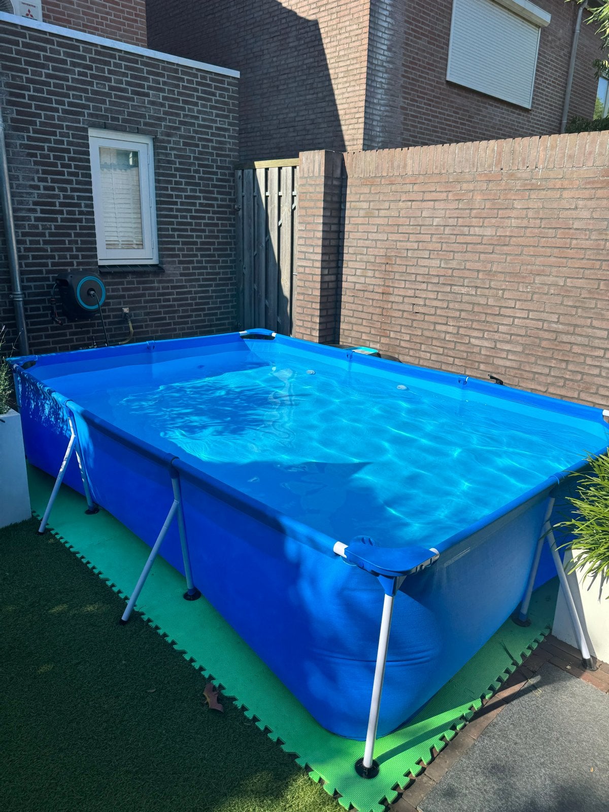 Bestway zwembad 3x2 meter+ zandfilterpomp+afdekdoek, Ophalen, Gebruikt, Opzetzwembad, 200 tot 400 cm