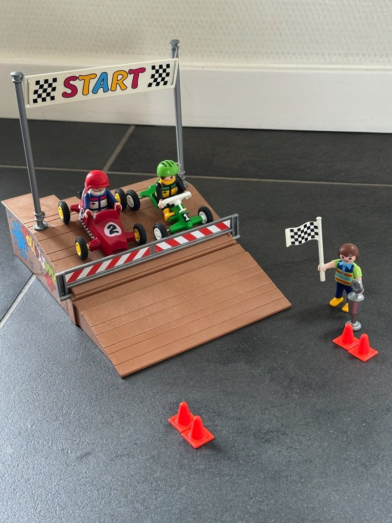 Gocart race - Playmobil 4141, Ophalen of Verzenden, Gebruikt