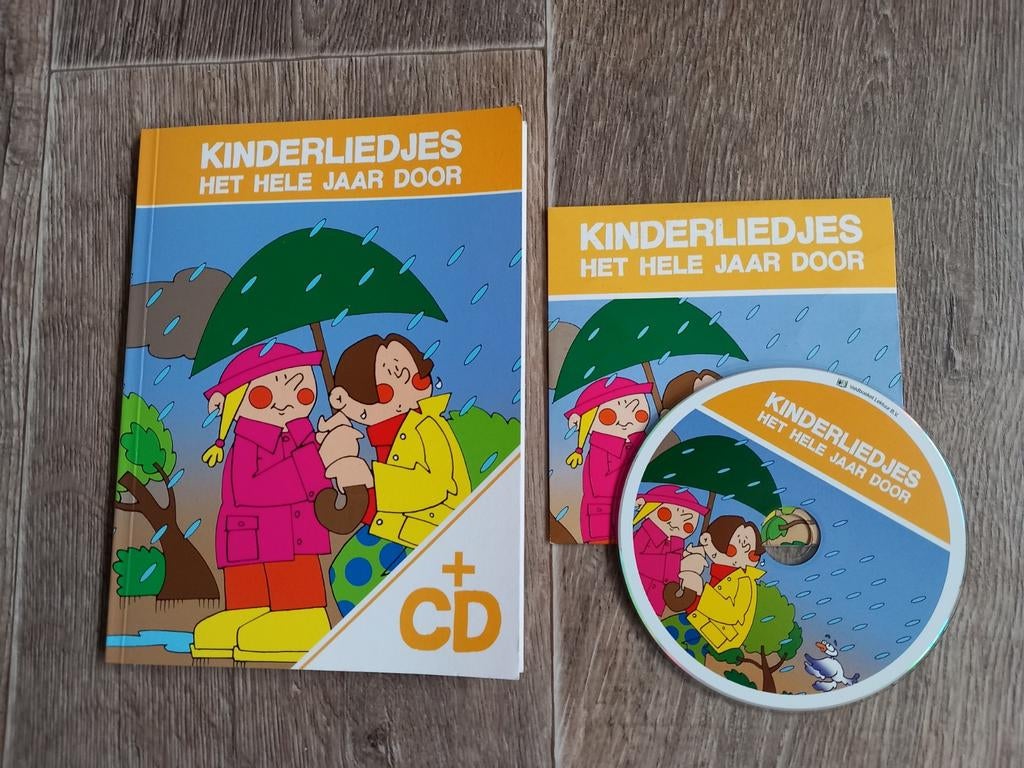 Kinderliedjes Het hele jaar door + boekje, Ophalen of Verzenden, Zo goed als nieuw