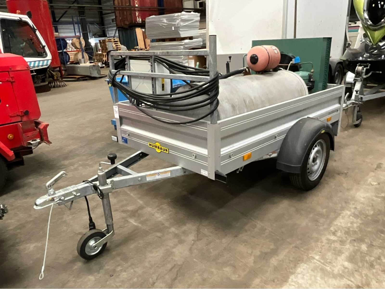 Humbauer Koelcompressor aanhangwagen, Gebruikt