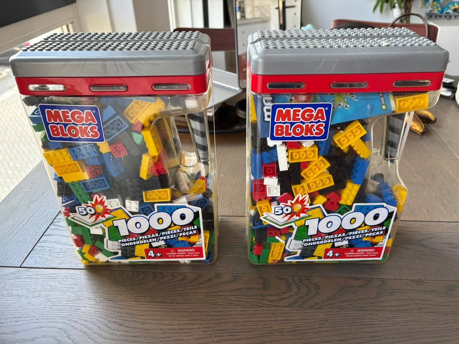 2x MEGA BLOKS 1000 pieces ongeopende doos, Kinderen en Baby's, Speelgoed | Duplo en Lego, Ophalen of Verzenden, Zo goed als nieuw