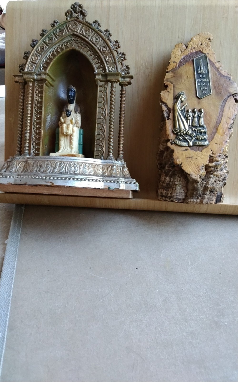 2 Marias , Zwarte Madonna van Montserrat en Maria van Fatima, Verzamelen, Ophalen of Verzenden, Beeld(je)