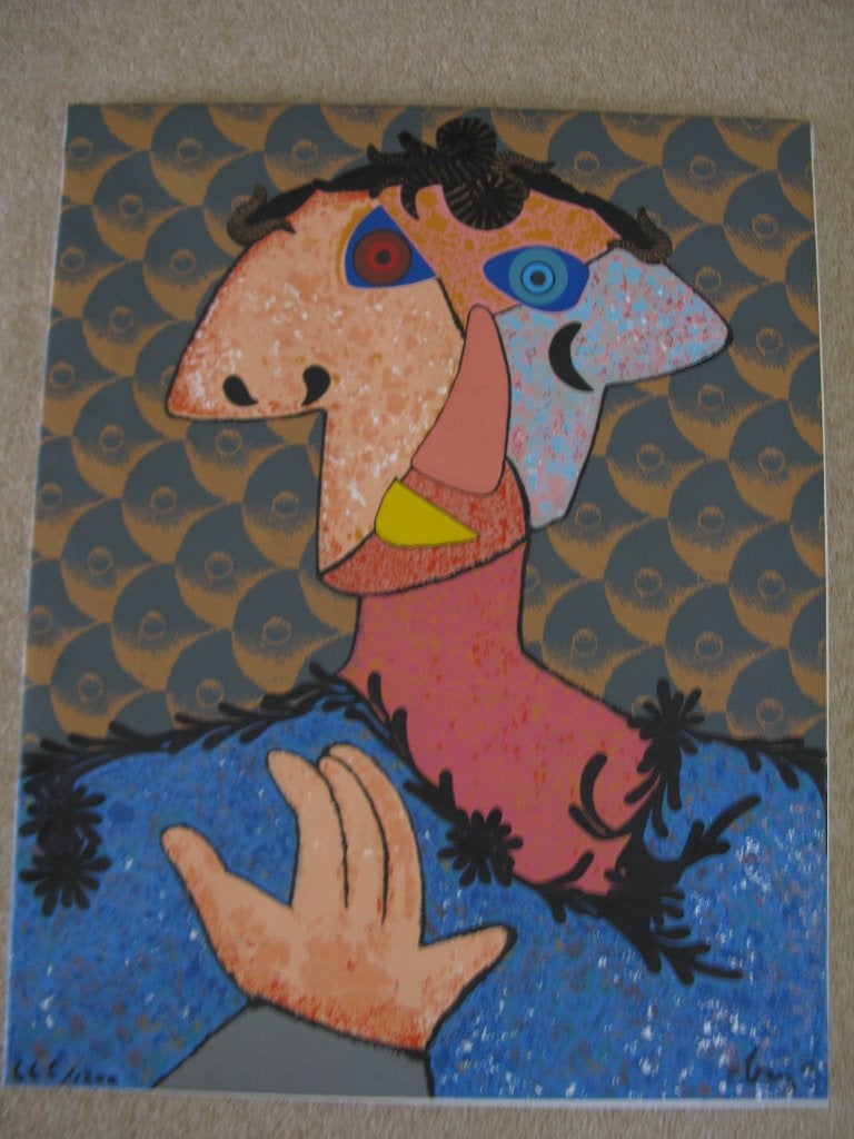 Enrico Baj multiple, Ophalen of Verzenden