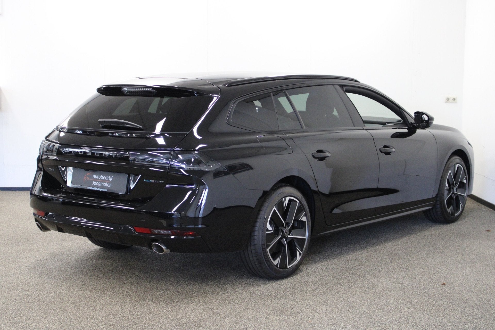 Peugeot 508 SW 1.6 HYbrid 180 Allure (bj 2025, automaat), Euro 6, 4 cilinders, Leder en Stof, Zwart