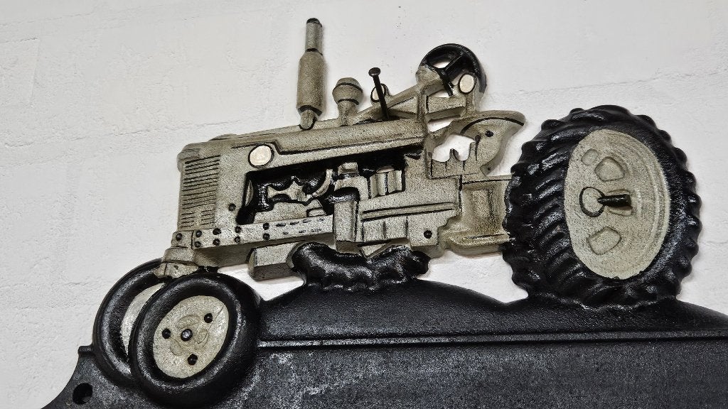 kapstok / TRACTOR/ TREKKER / 4 haken / tractor / gietijzer, Wandkapstok, Huis en tuin decoratie Marie, Nieuw, Minder dan 100 cm