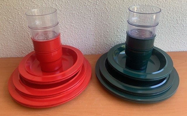 Mepal Rosti Classic: 4 p.- pers. servies, Lochem, Ophalen of Verzenden, Zo goed als nieuw, Mepal