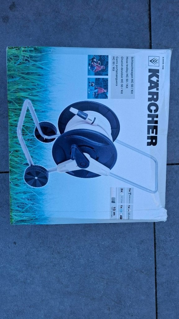 Karcher slang trolly, Ophalen, Zo goed als nieuw, Tuinslanghaspel