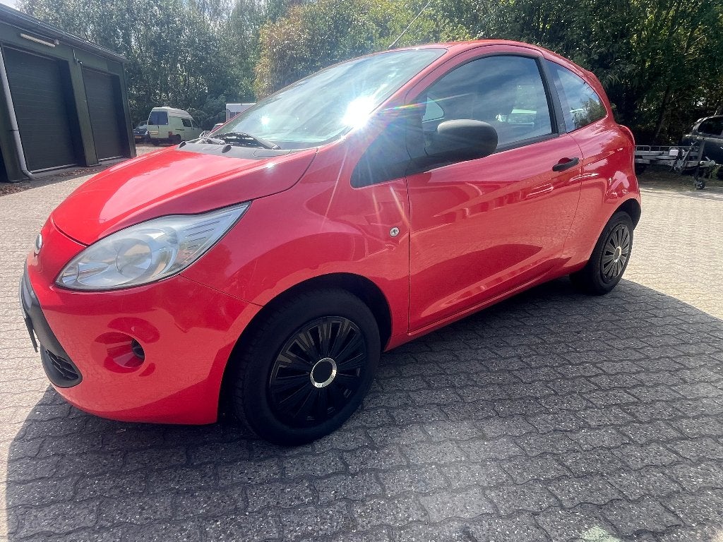 Ka 1.2 51KW 29-05-2009 Rood Auto Top Toestand Zuinig, Voorwielaandrijving, Euro 5, Stof, Zwart