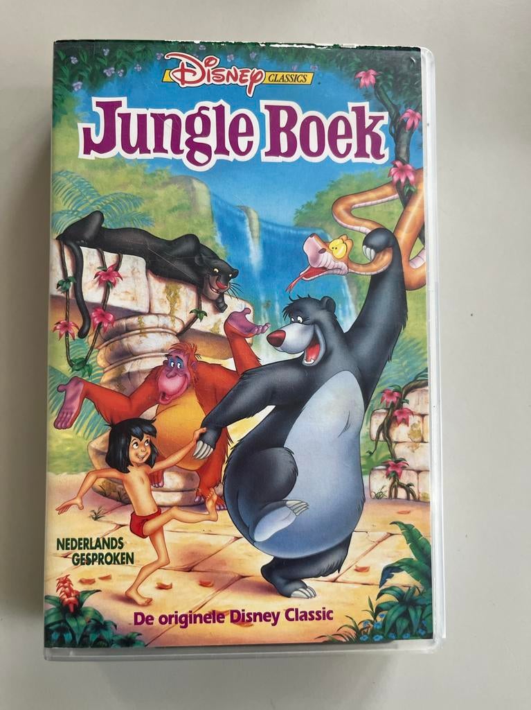 Disney Jungle Boek VHS - Nederlands Gesproken, Alle leeftijden, Ophalen of Verzenden, Gebruikt, Actie en Avontuur