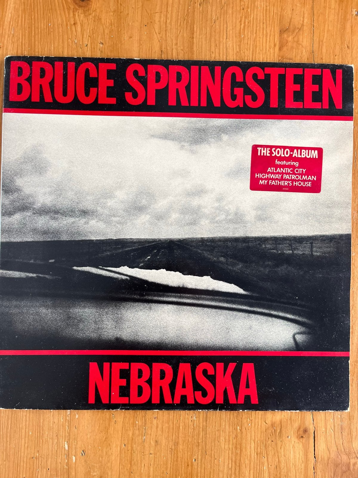Bruce Springsteen - Nebraska LP (CBS 25100), Cd's en Dvd's, Ophalen of Verzenden, Gebruikt, Poprock, LP