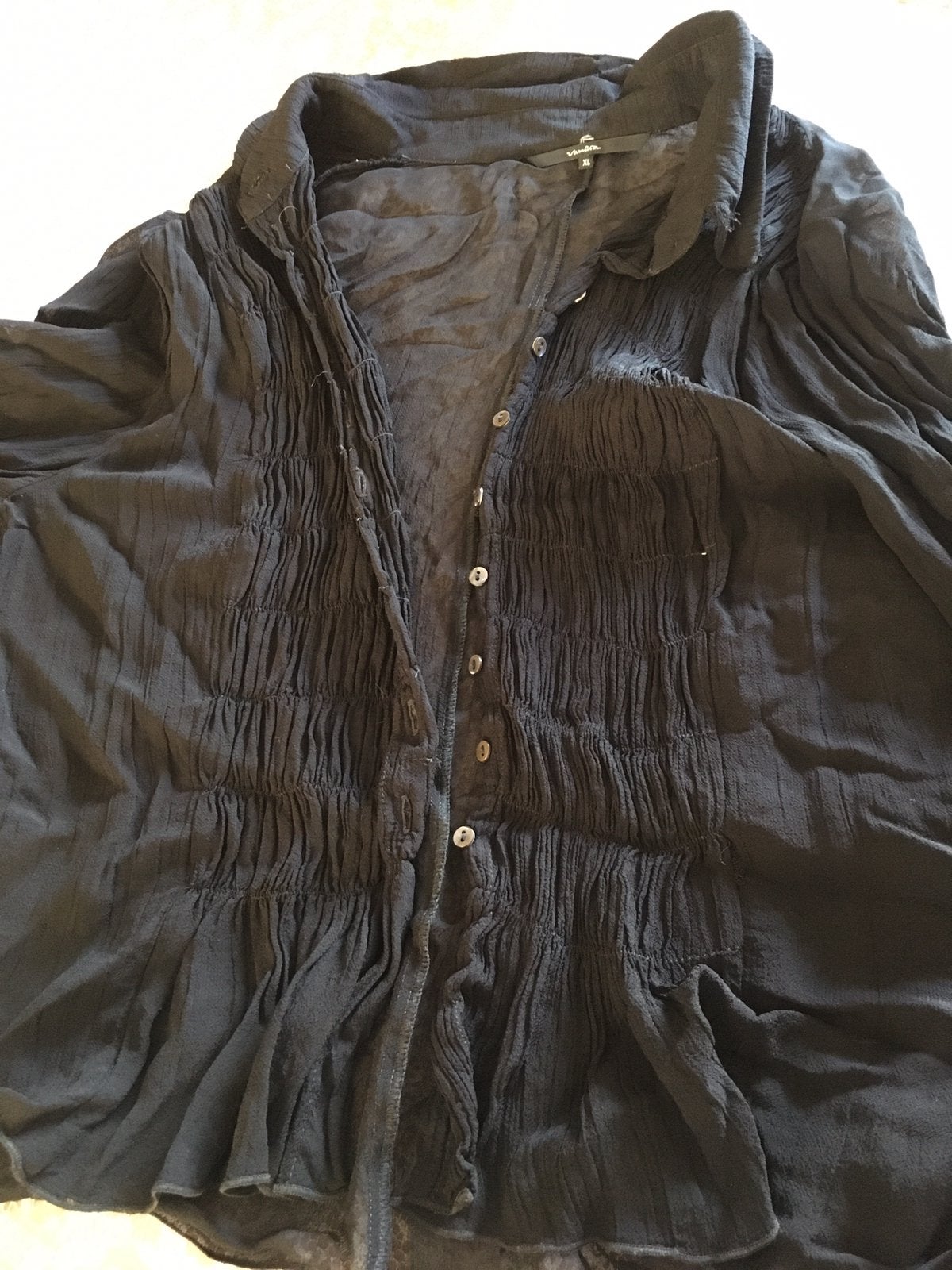 Zwarte blouses merk Vanilia., Kleding | Dames, Vanilia, Zwart, Maat 46/48 (XL) of groter, Ophalen of Verzenden