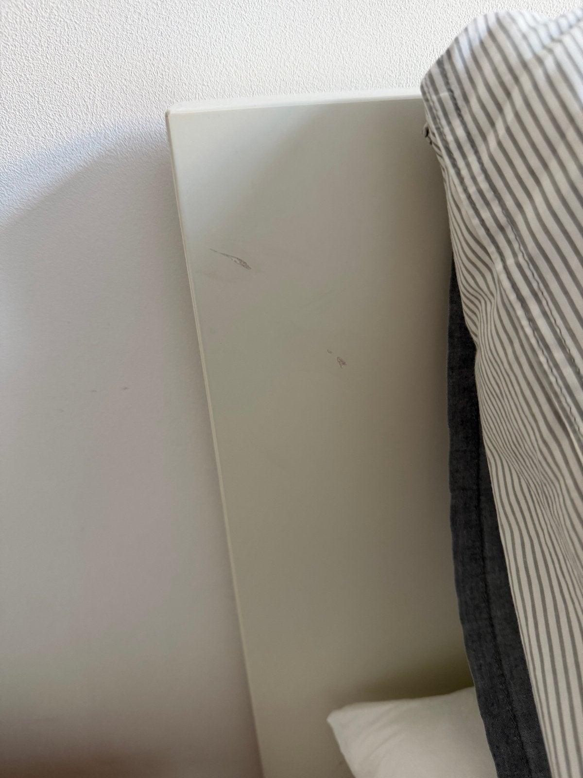 Wit MALM bed 200x140 met lade, Ophalen, Gebruikt, Wit, Tweepersoons