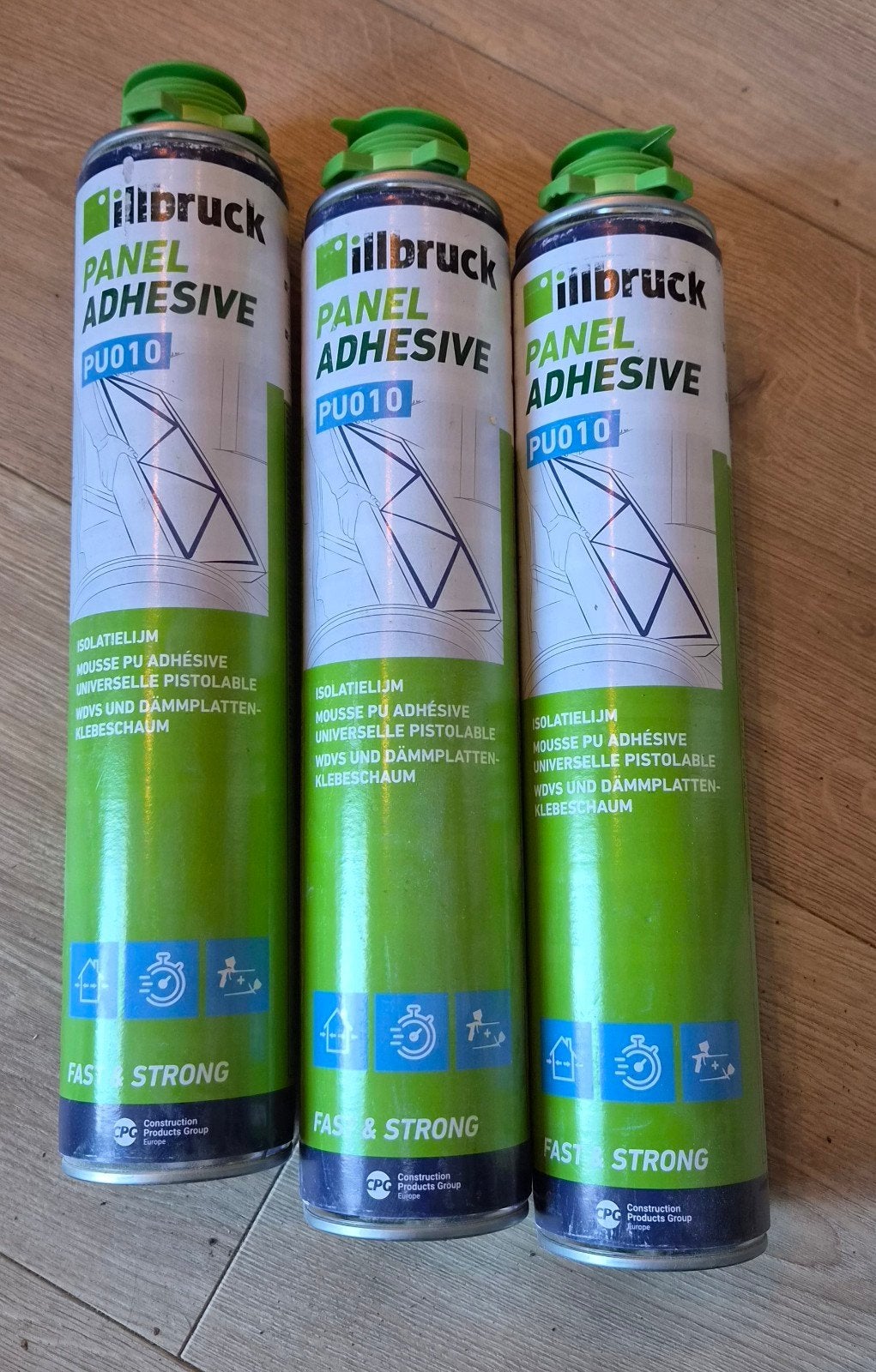 3x Illbruck PU010 PUR Lijm 750ml Ongeopend, Ophalen of Verzenden, Nieuw