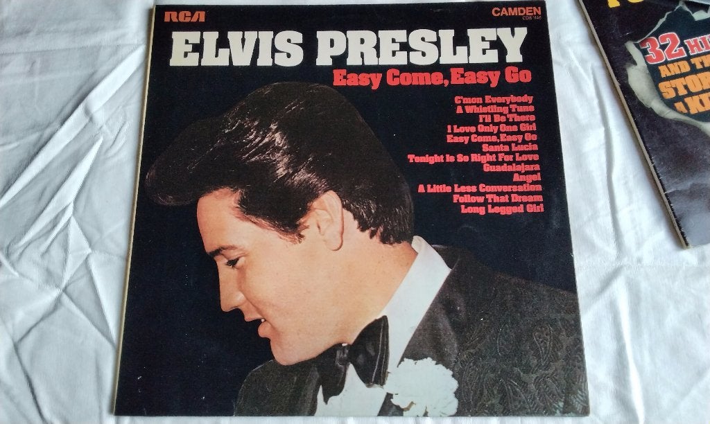 LP Elvis Presley Easy Come, Easy Go Vinyl Origineel 1975, Ophalen of Verzenden, Gebruikt, Overige formaten