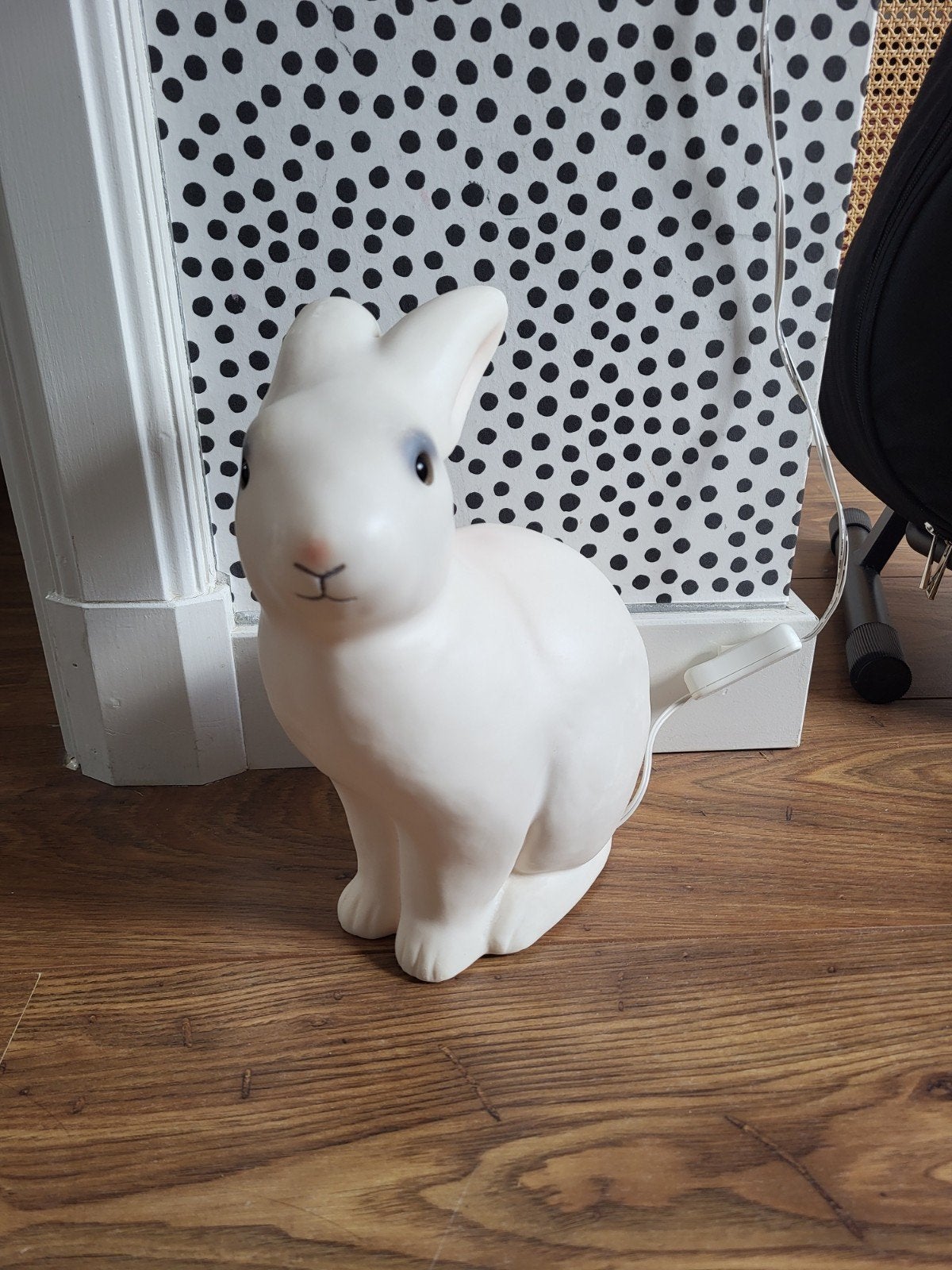 Egmond Toys Heico Konijnen Lamp - Sfeervolle Nachtlamp, Met schakelaar, Wit, Overige merken, Kunststof