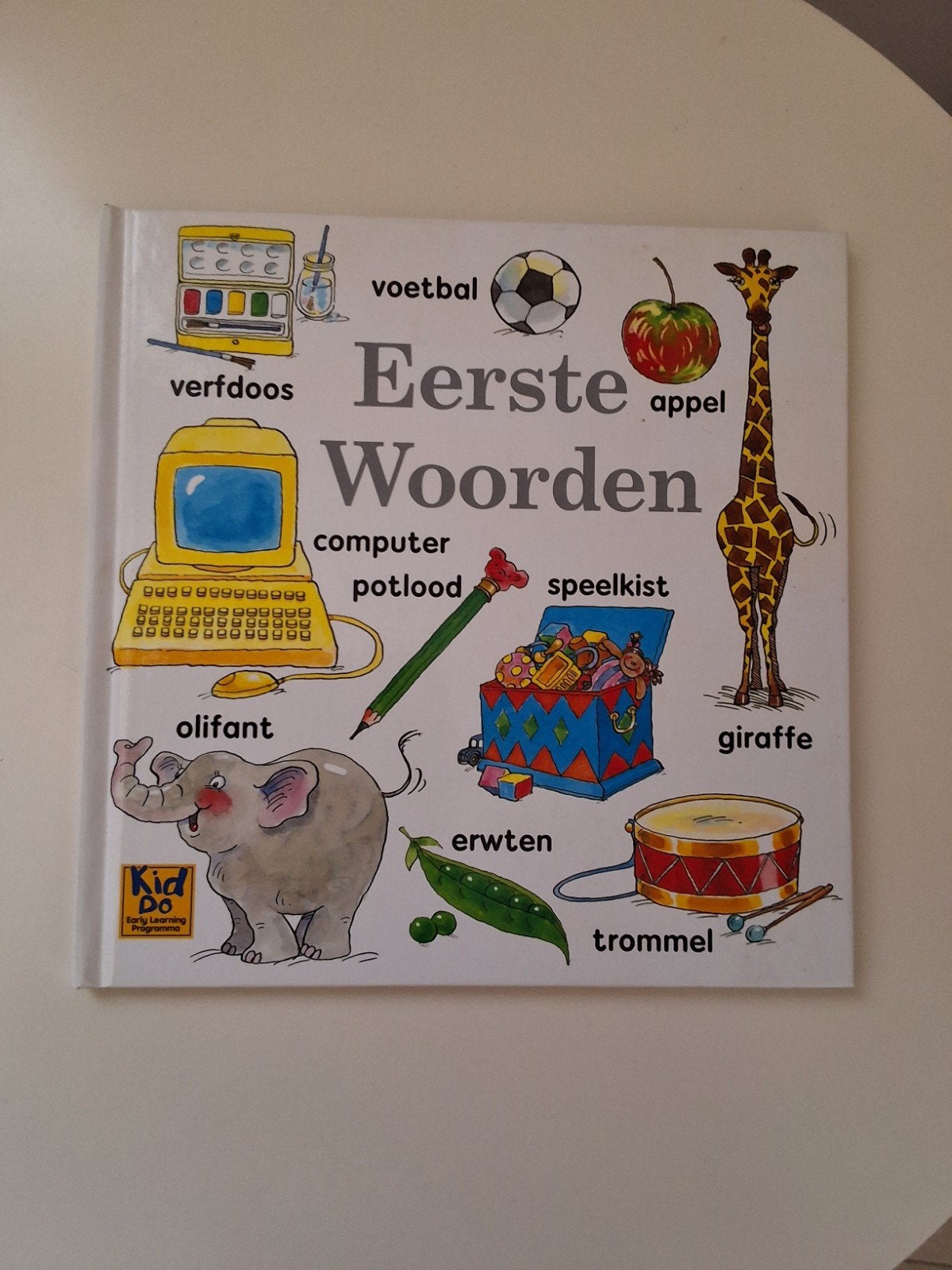 Eerste Woorden Boek - Kid Do - Leerzaam en Kleurrijk, Onbekend, Ophalen of Verzenden, Zo goed als nieuw, Uitklap-, Voel- of Ontdekboek