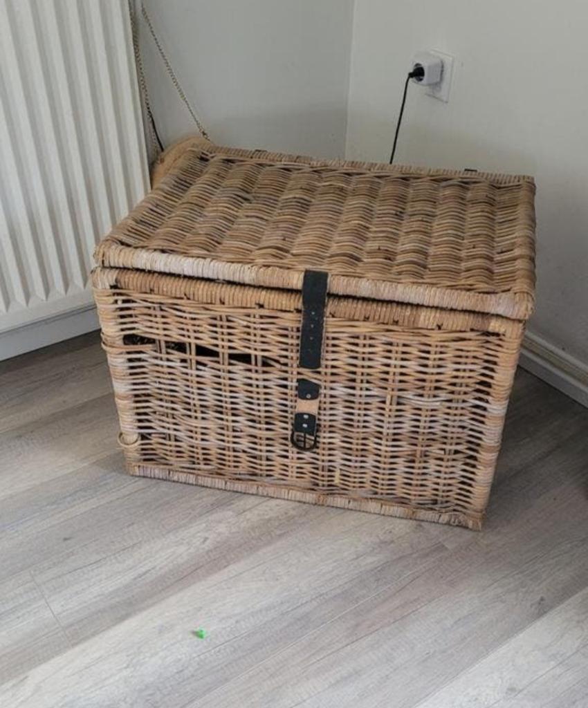 Rietenmand, Huis en Inrichting, Woonaccessoires | Kisten, Ophalen