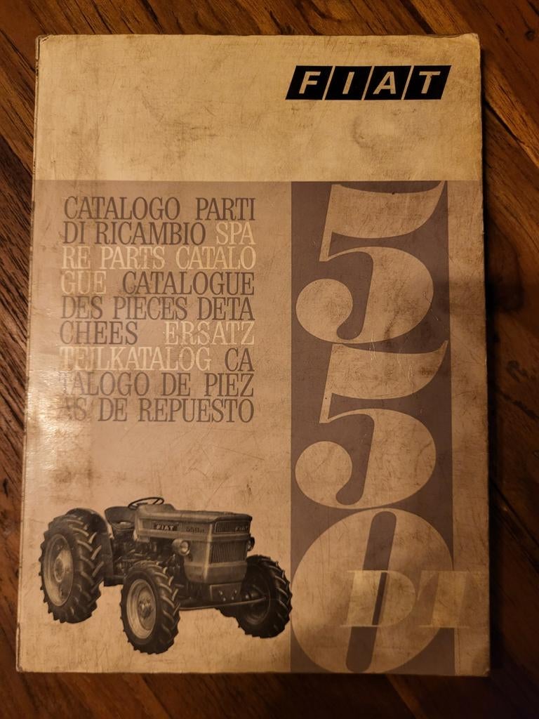 Fiat 250 ersatzteilkatalog onderdelenboek tractor, Ophalen of Verzenden