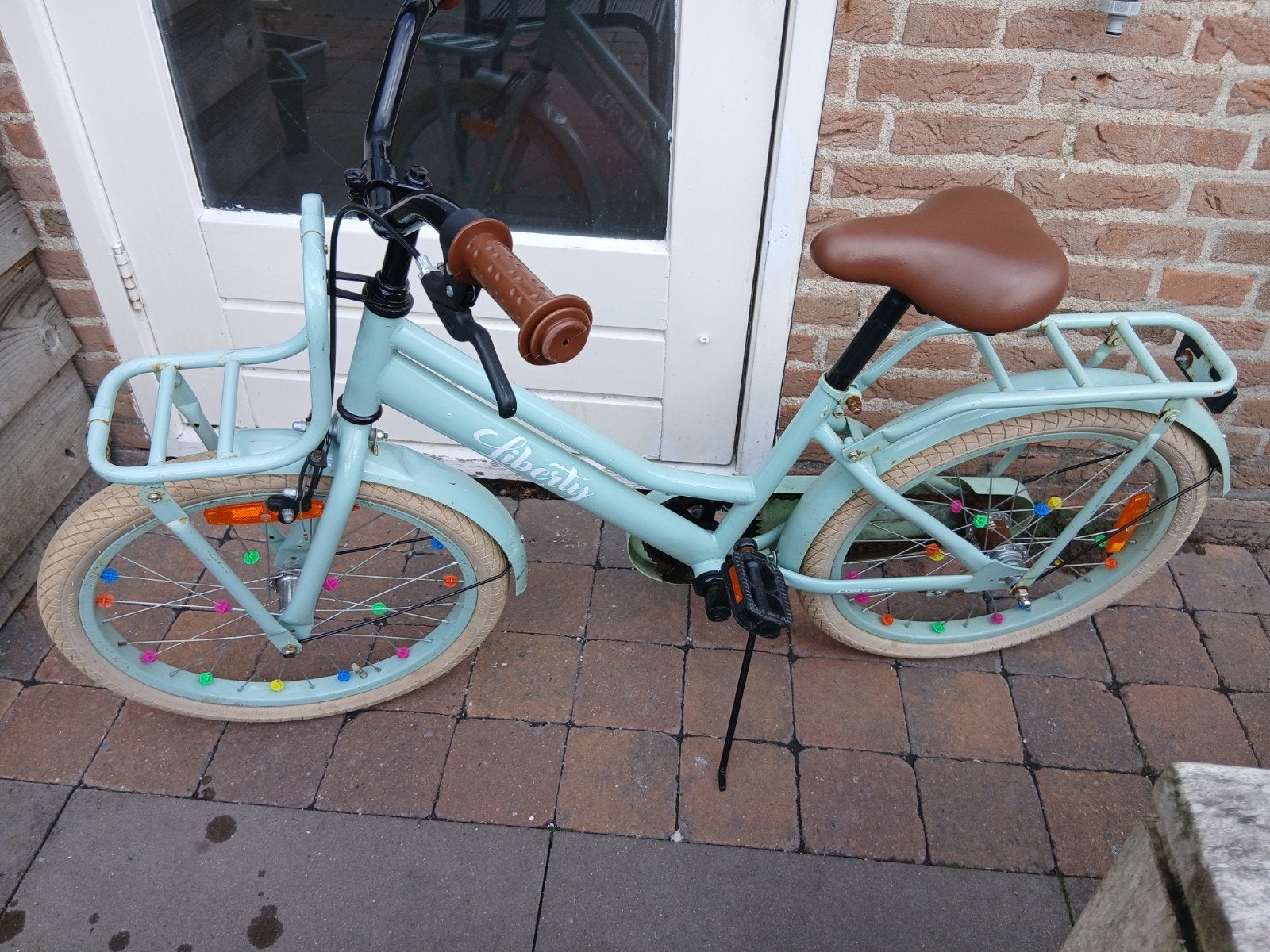 Cortego Liberty meisjesfiets groen 20 inch, Fietsen en Brommers, Fietsen | Meisjes, Ophalen, Gebruikt, 20 inch