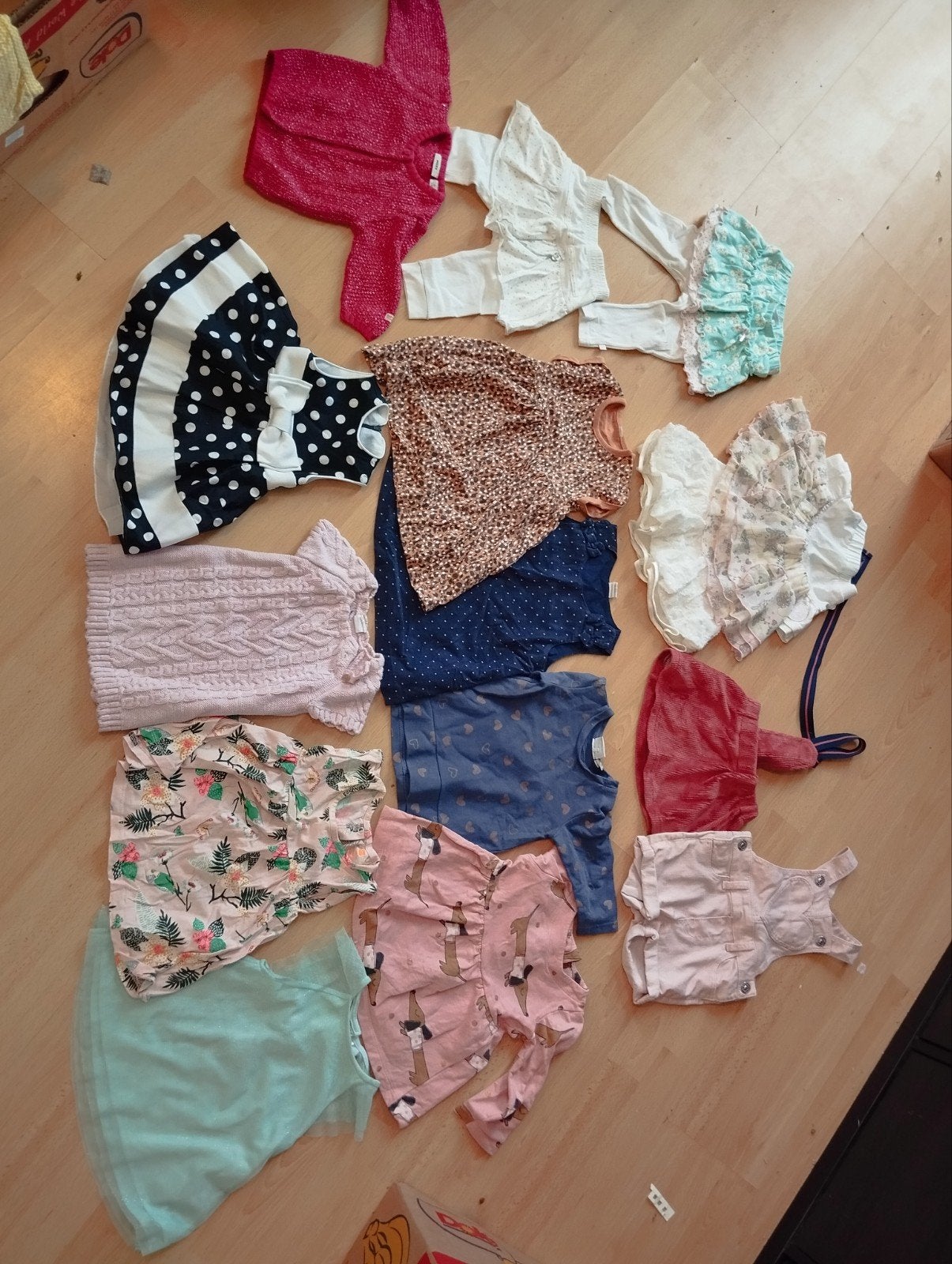 Maat 62/68 baby volledige set jurkjes en outfits, Ophalen of Verzenden, Zo goed als nieuw, Maat 62