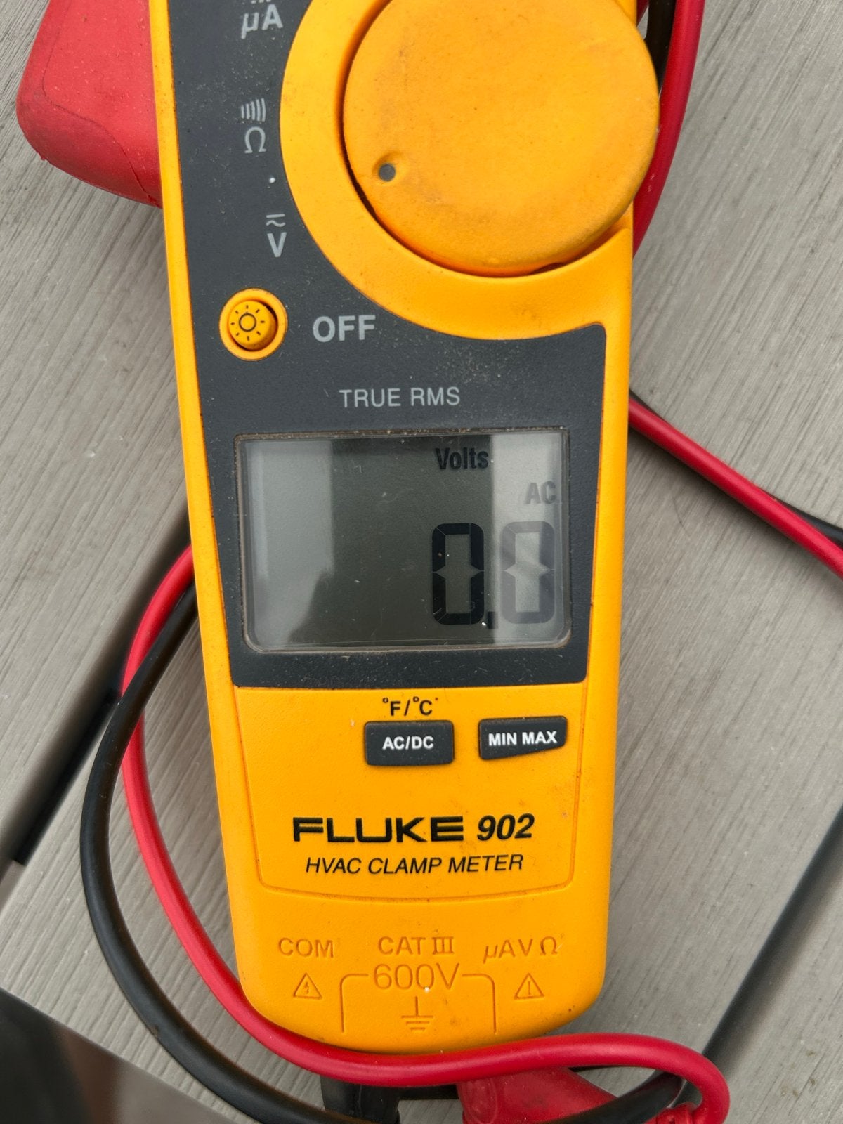 Fluke 902 HVAC Clamp Meter - Zo goed als nieuw, Ophalen of Verzenden, Zo goed als nieuw, Multimeter