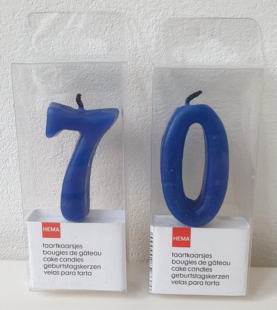 verjaardagskaarsjes: 7 & 70 jaar, €1,50 of €2 incl verzndn, Verzenden, Zo goed als nieuw, Versiering, Verjaardag