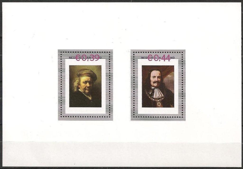 Rembrandt en De Ruyter XXX. ADV. no.38 R., Verzenden, Na 1940, Postfris