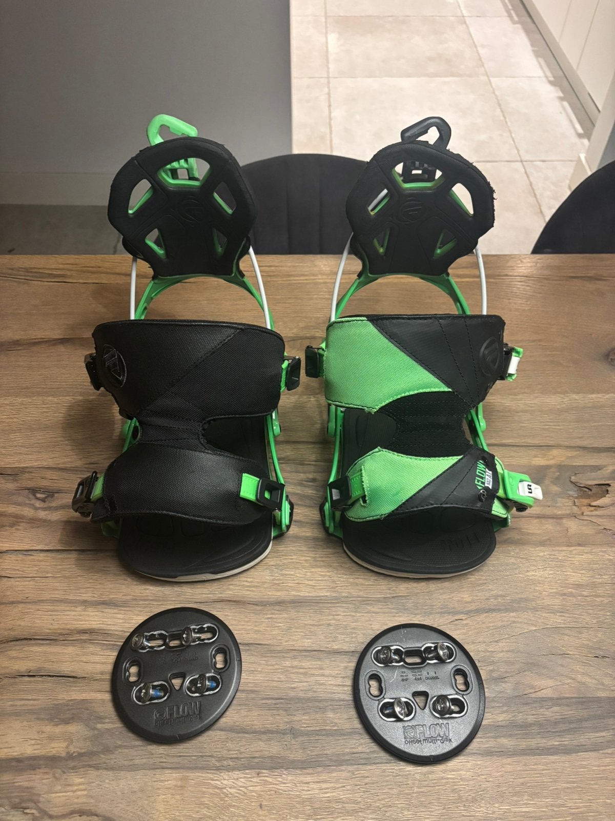 Flow NX2 AT Snowboard Bindingen maat XL ( 44 - 49.5 ), Sport en Fitness, Ophalen of Verzenden, Gebruikt, Bindingen