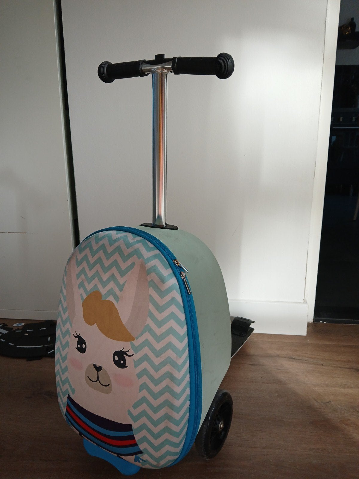 leuke koffer step, Gebruikt, Hard kunststof, Minder dan 50 cm, Ophalen of Verzenden