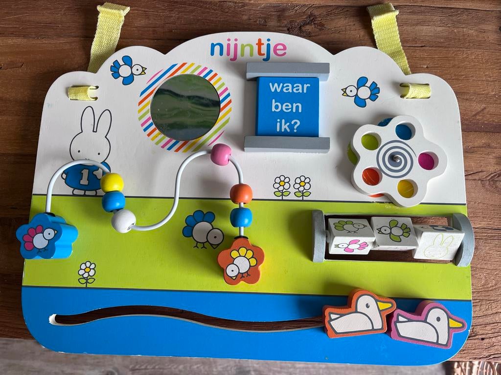Nijntje Houten Activiteitenbord, Ophalen of Verzenden, Gebruikt, Overige typen