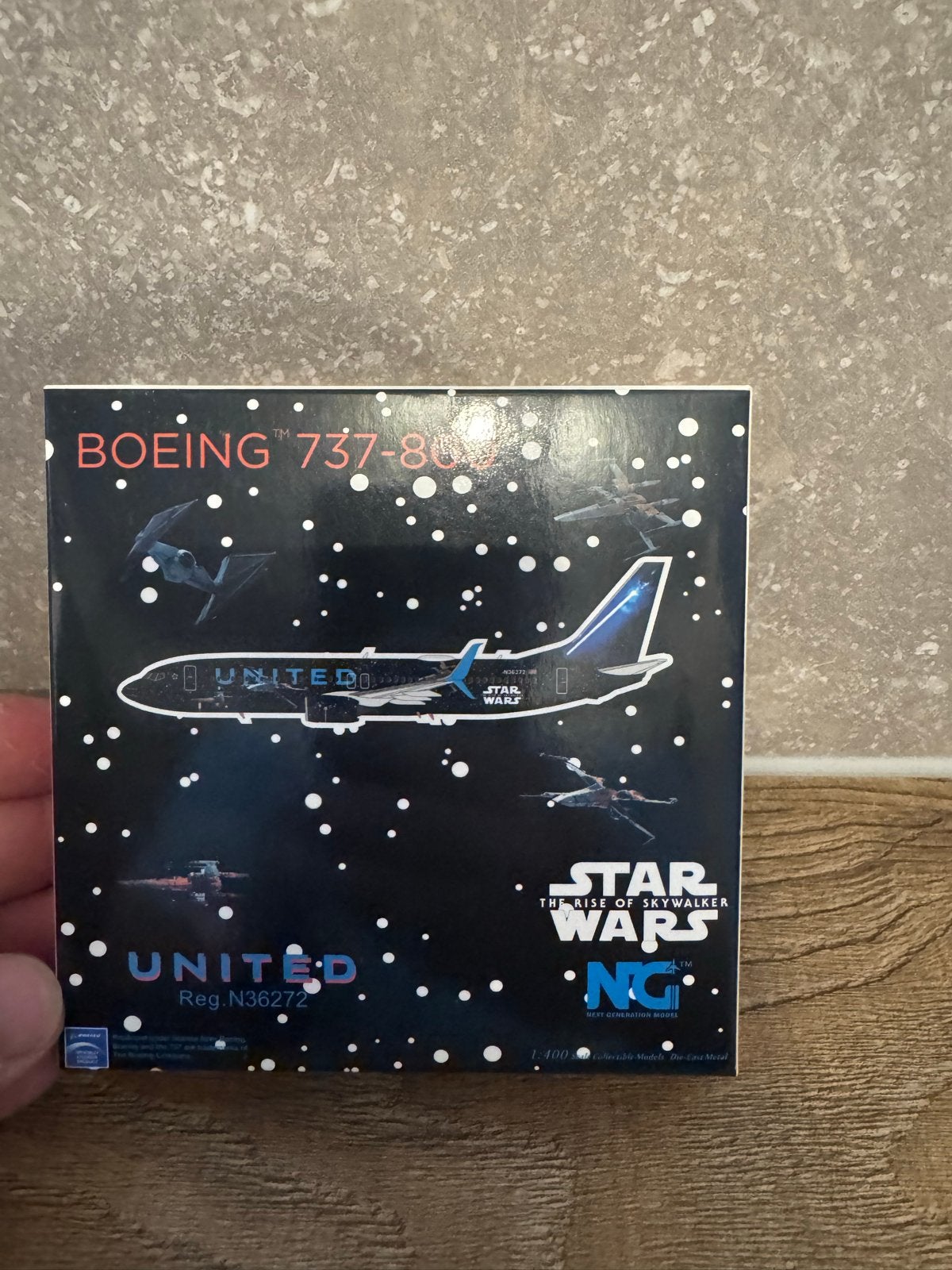 NG Models 1/400 United Airlines Boeing 737-800 Star Wars, Verzamelen, Luchtvaart en Vliegtuigspotten, Nieuw, Ophalen of Verzenden