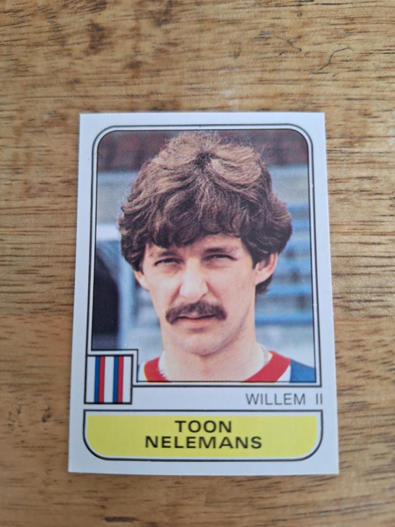 Toon Nelemans Panini Voetbal 82 Willem II Plaatje #340, Ophalen of Verzenden